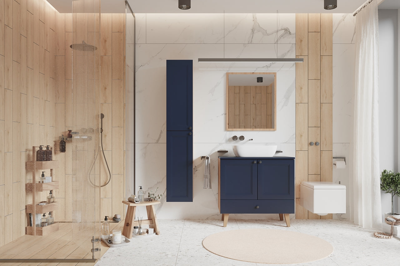 Bathroom VENEZIA 1 artisan / navy blue