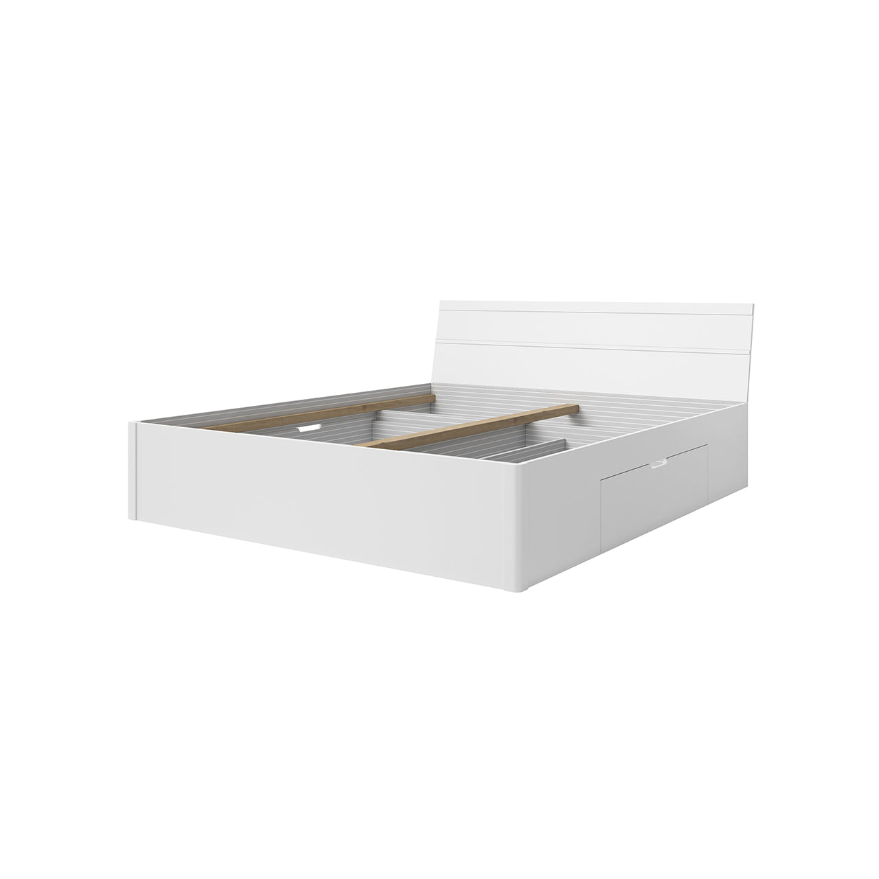 Bed 160x200 with drawers BETA BE51 white