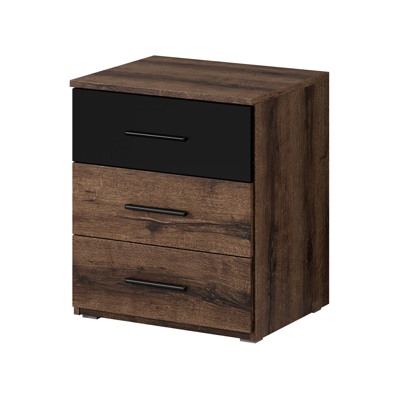 Bedside table BETA BE22 monastery oak / black