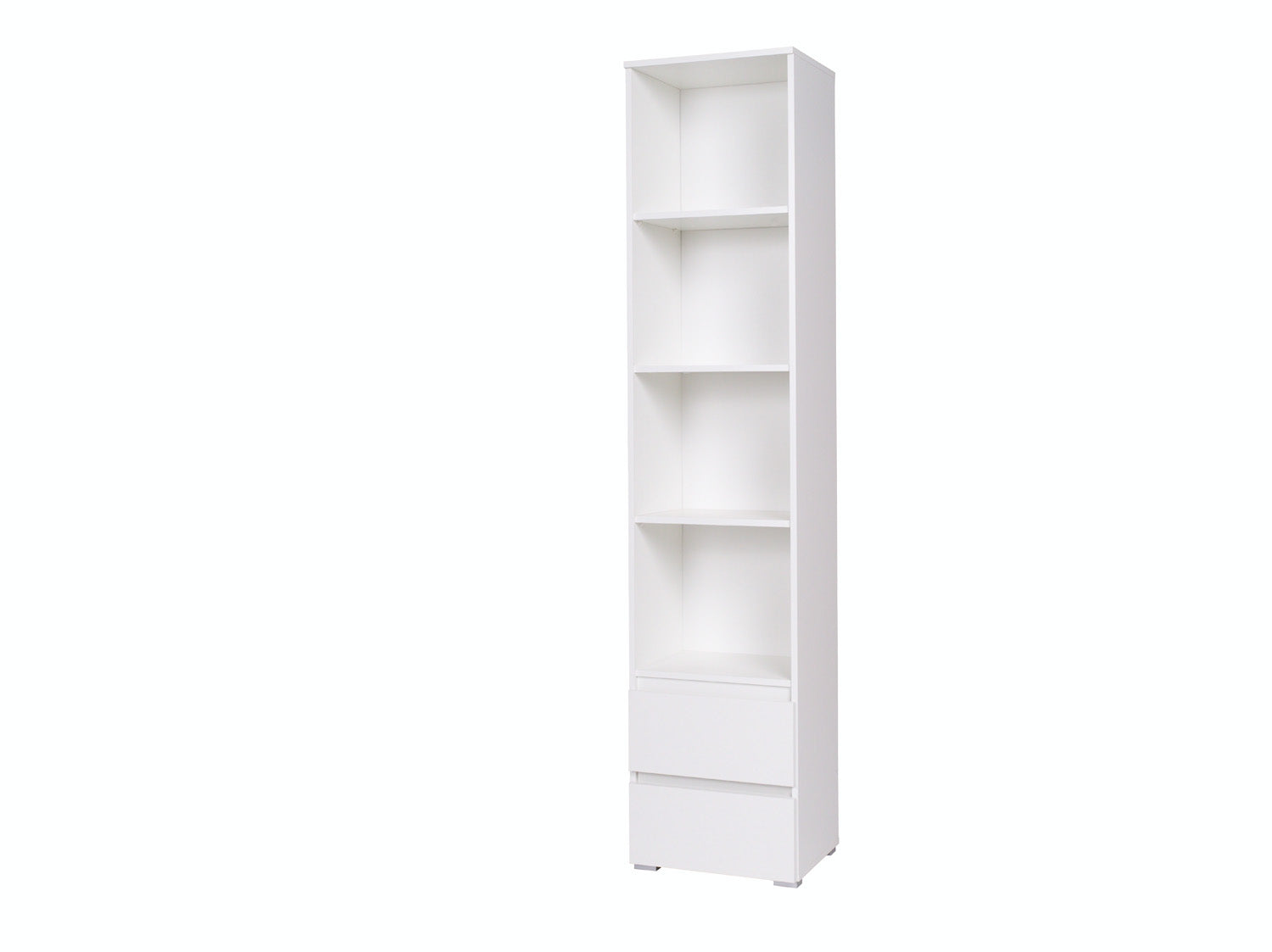 C01 Narrow Bookcase with Drawers COSMO