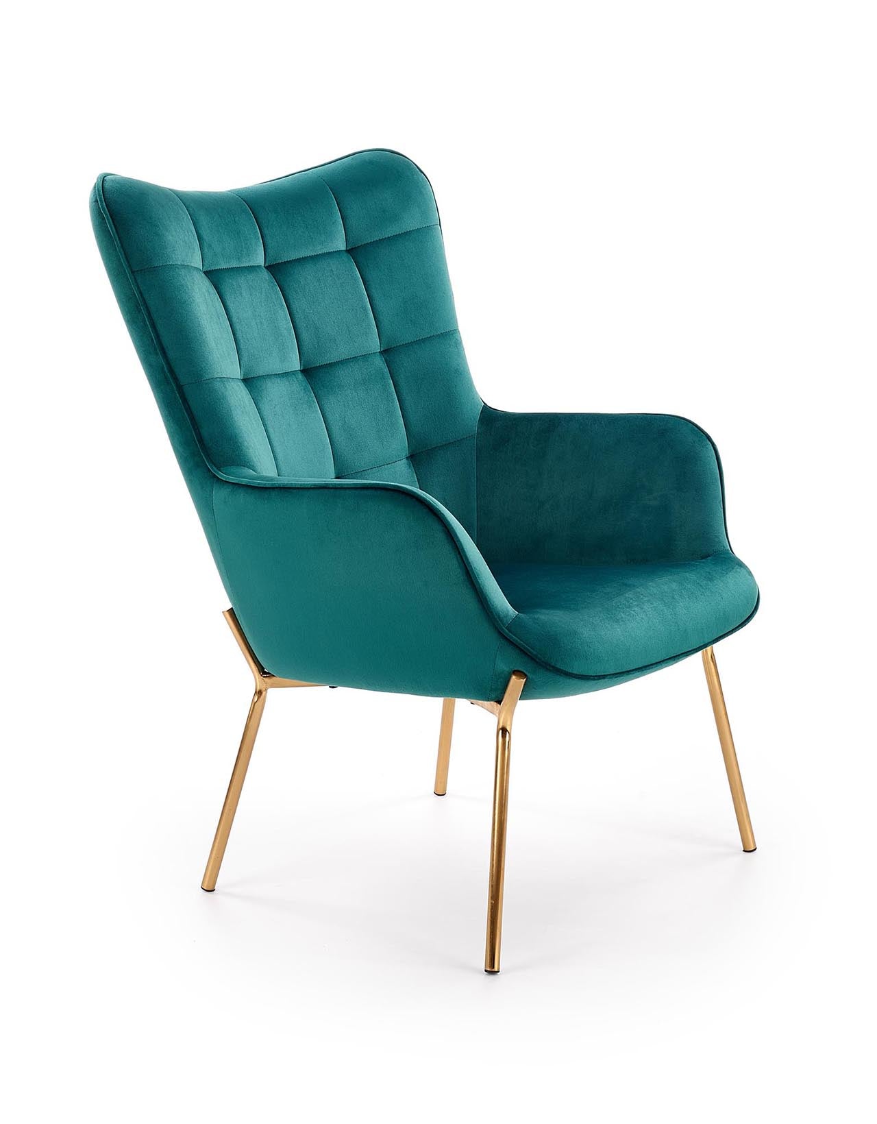 Armchair CASTEL 2 dark green