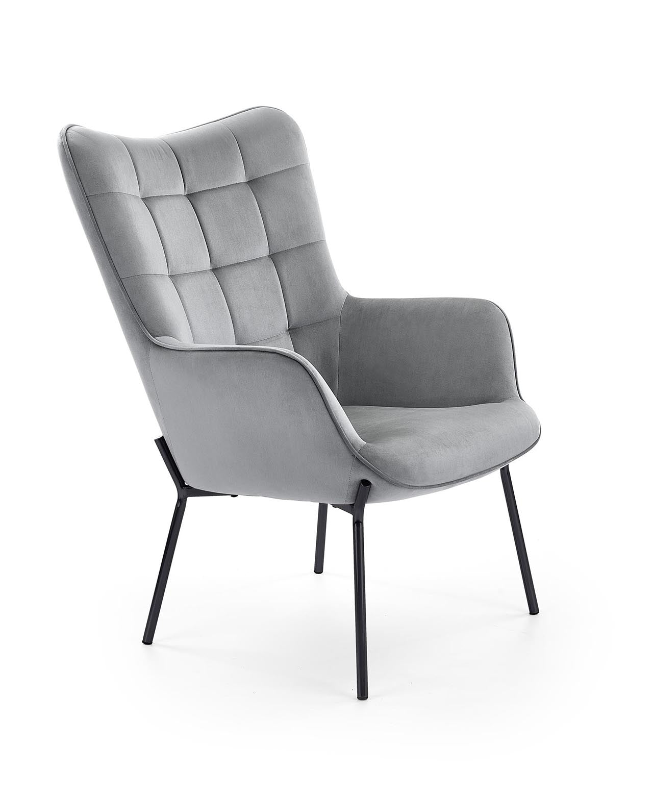 Armchair CASTEL light grey