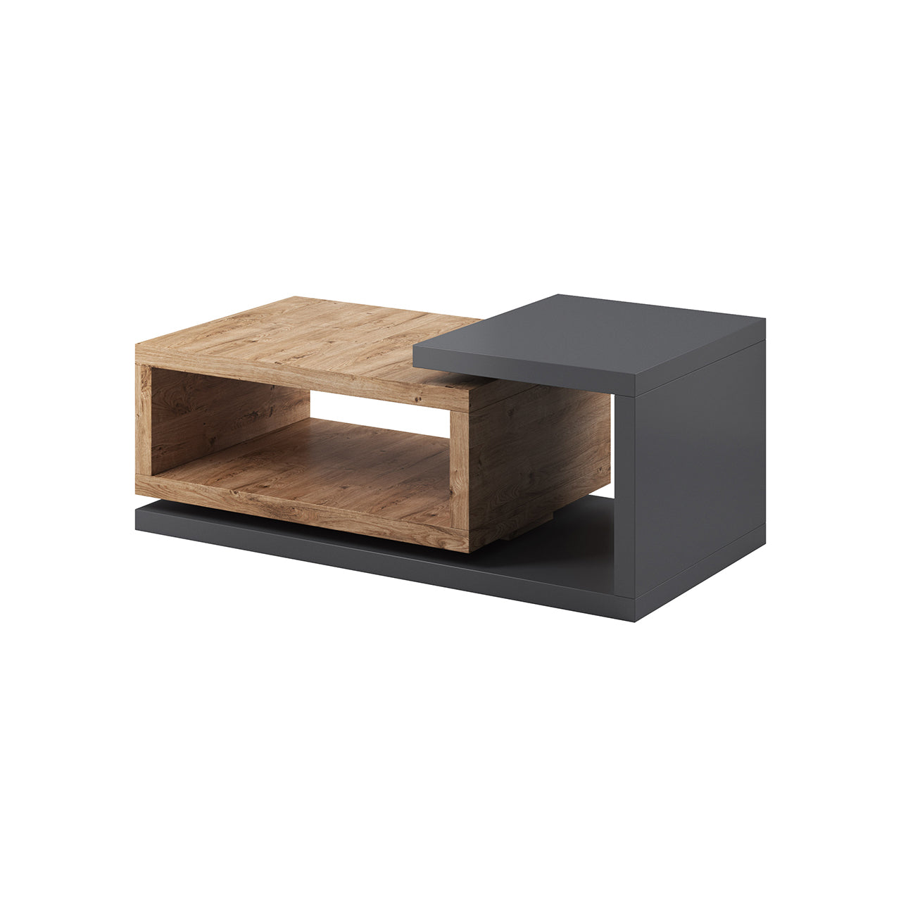 Coffe Table BT97 BOTA Antracite laminate / Ribbec Oak