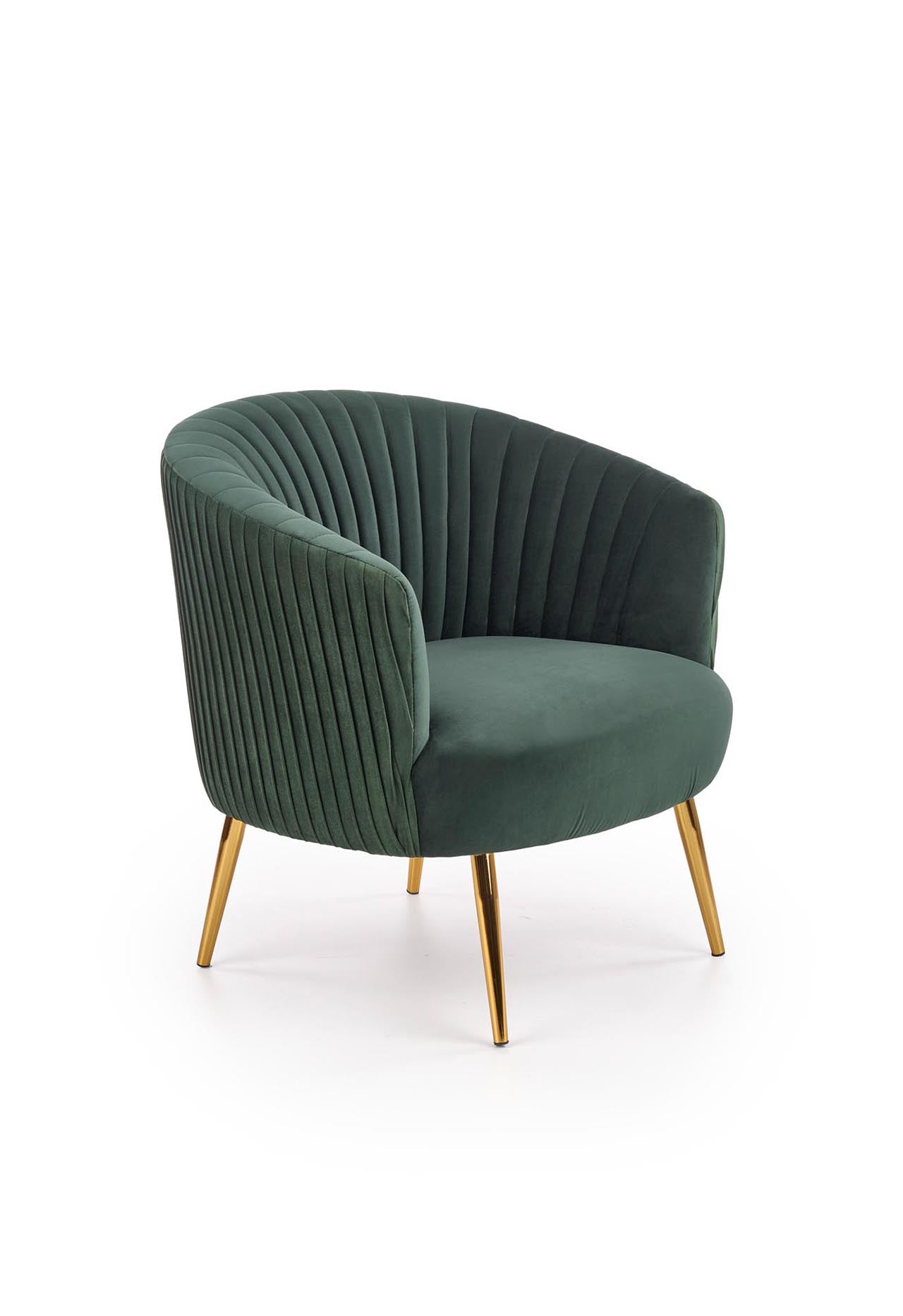 Armchair CROWN dark green