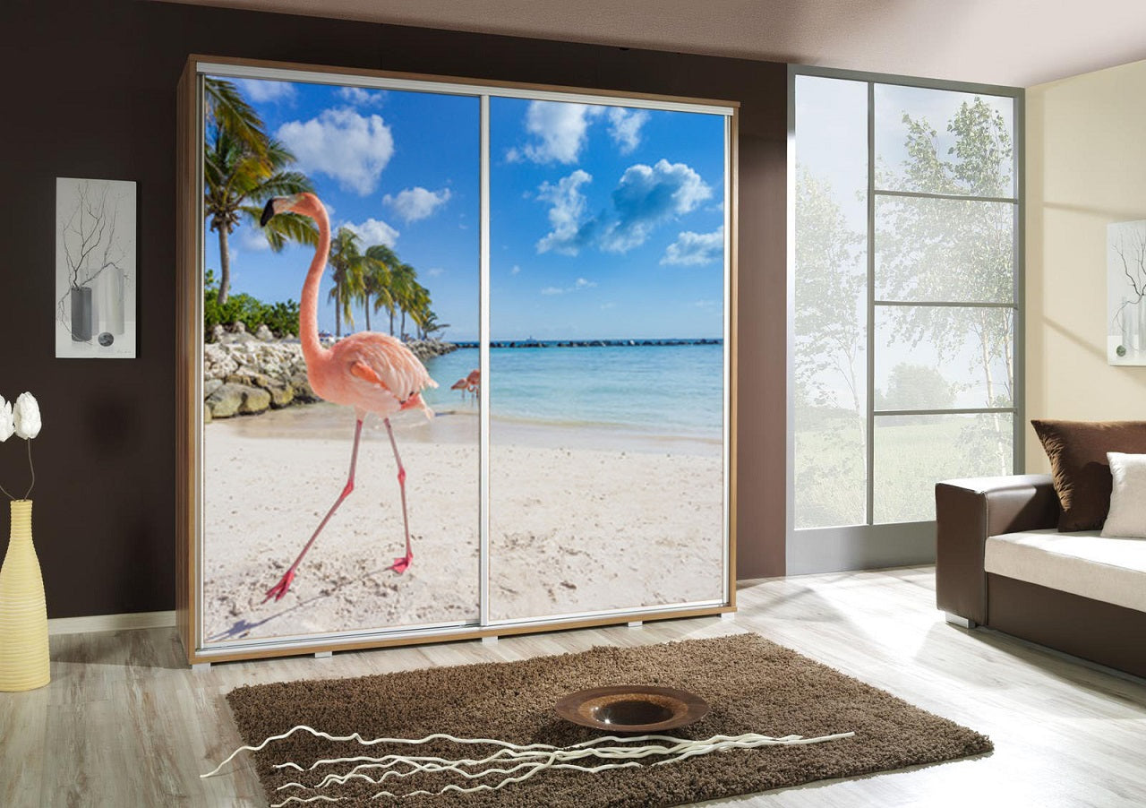 Sliding Wardrobe PENELOPA 205 FLAMINGO