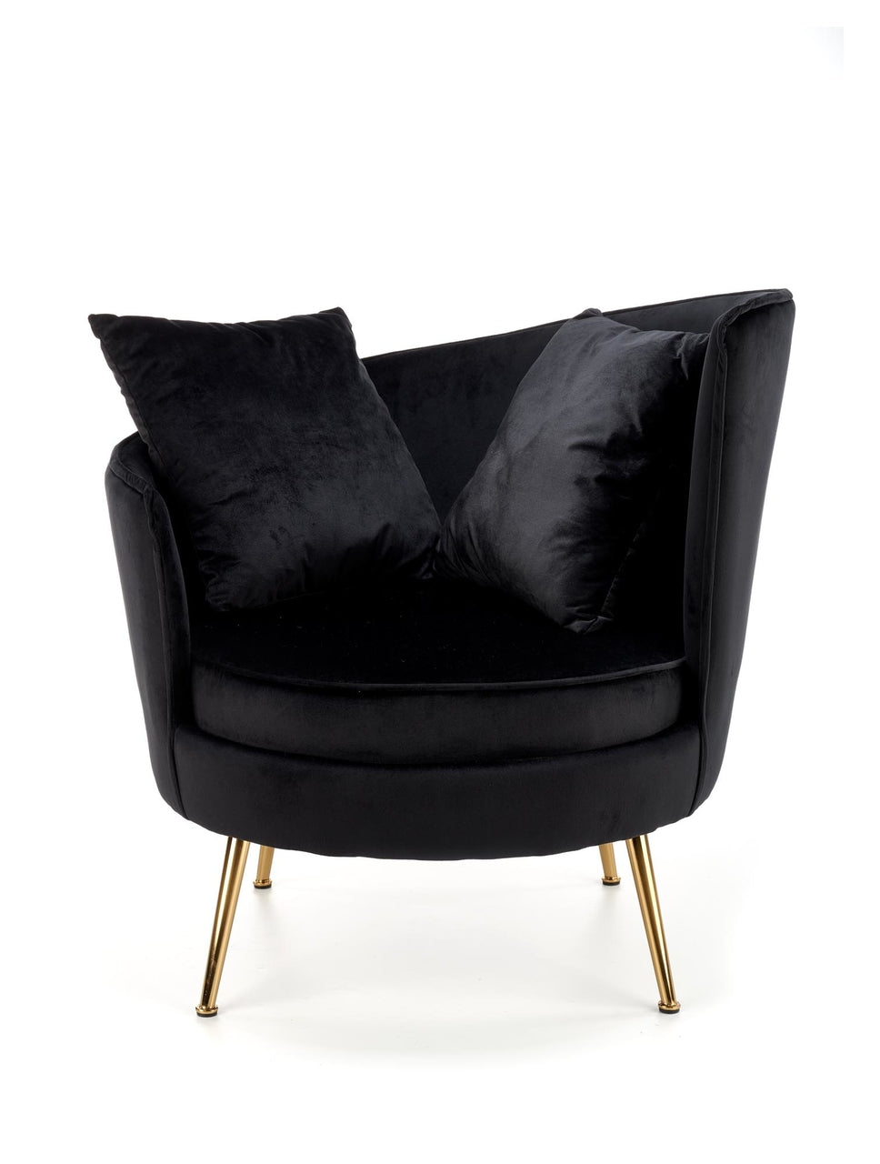 Armchair ALMOND black