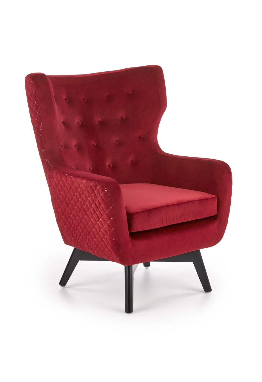 Armchair MARVEL dark red / black