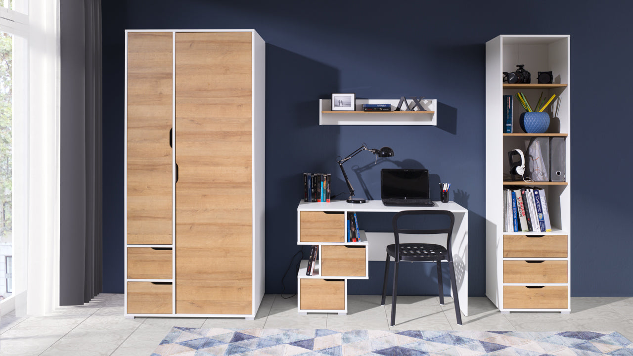 Youth Modular Furniture IWA 5 White / Golden Oak