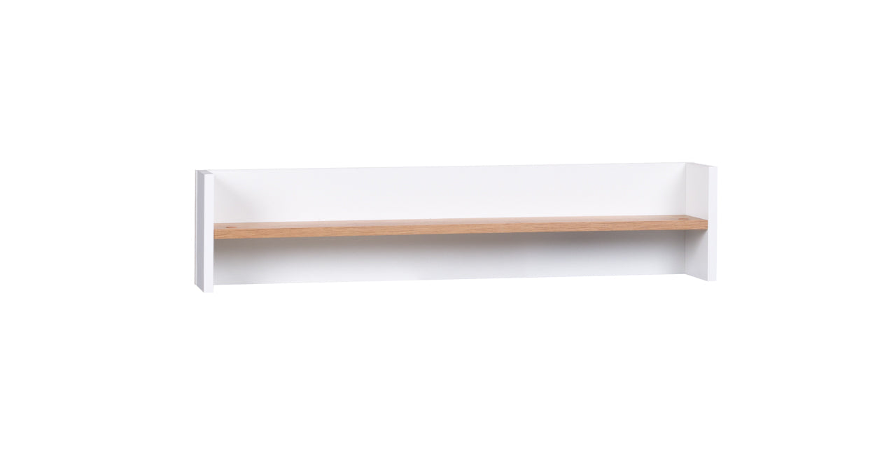 Wall Shelf IW7 IWA White / Golden Oak