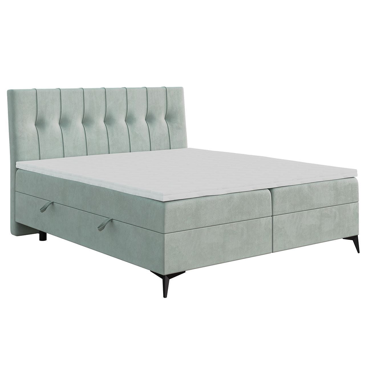 Continental bed 160x200 LIME