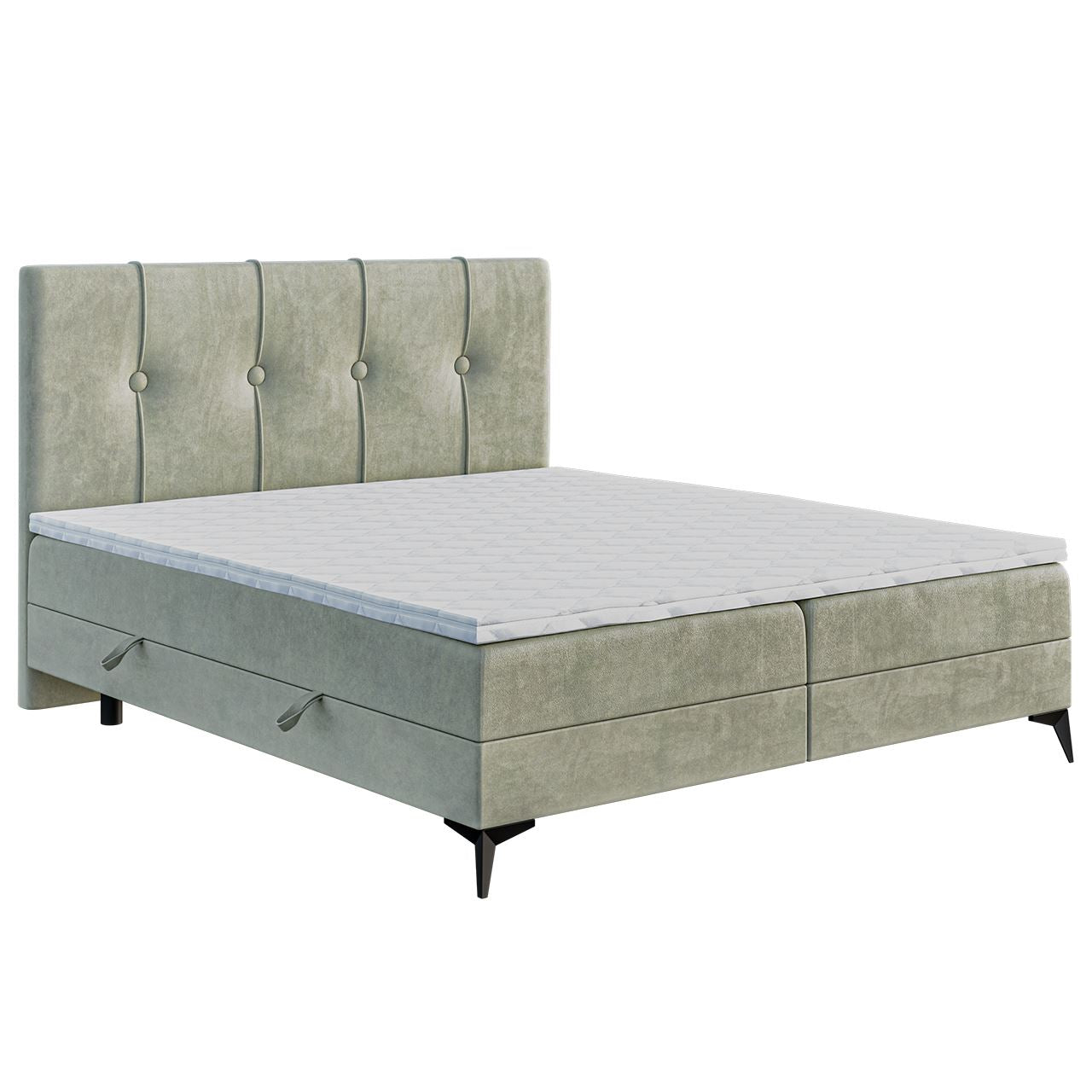 Continental bed 120x200 ROSSA