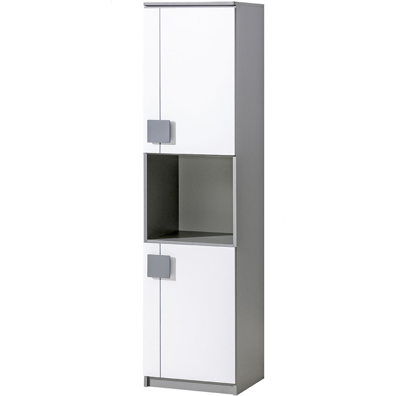 Bookcase 45 GUMI GM18 grey / white