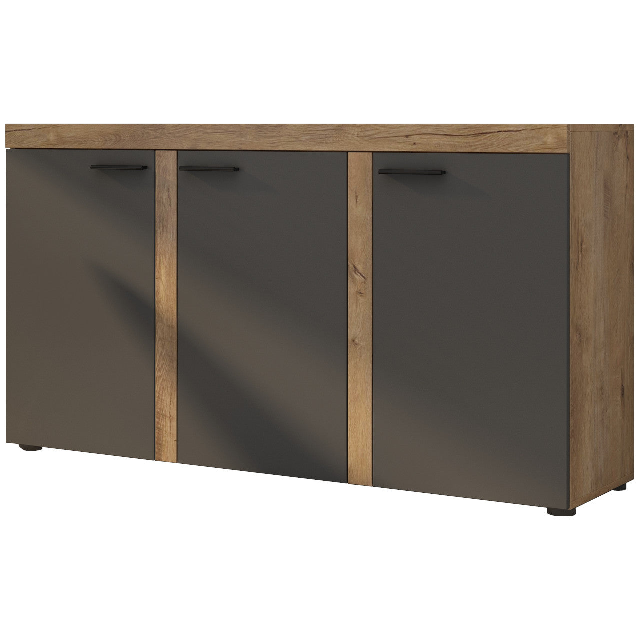 Chest of Drawers RUMBA / RODOS 3D graphite / lefkas