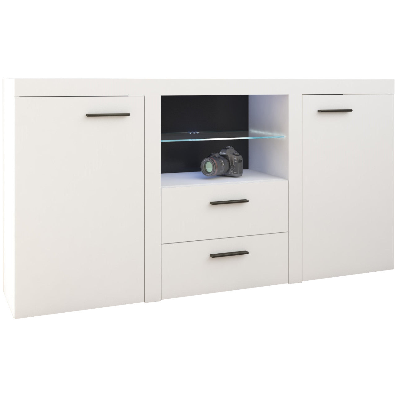 Chest of Drawers RUMBA / RODOS 2D2SZ white