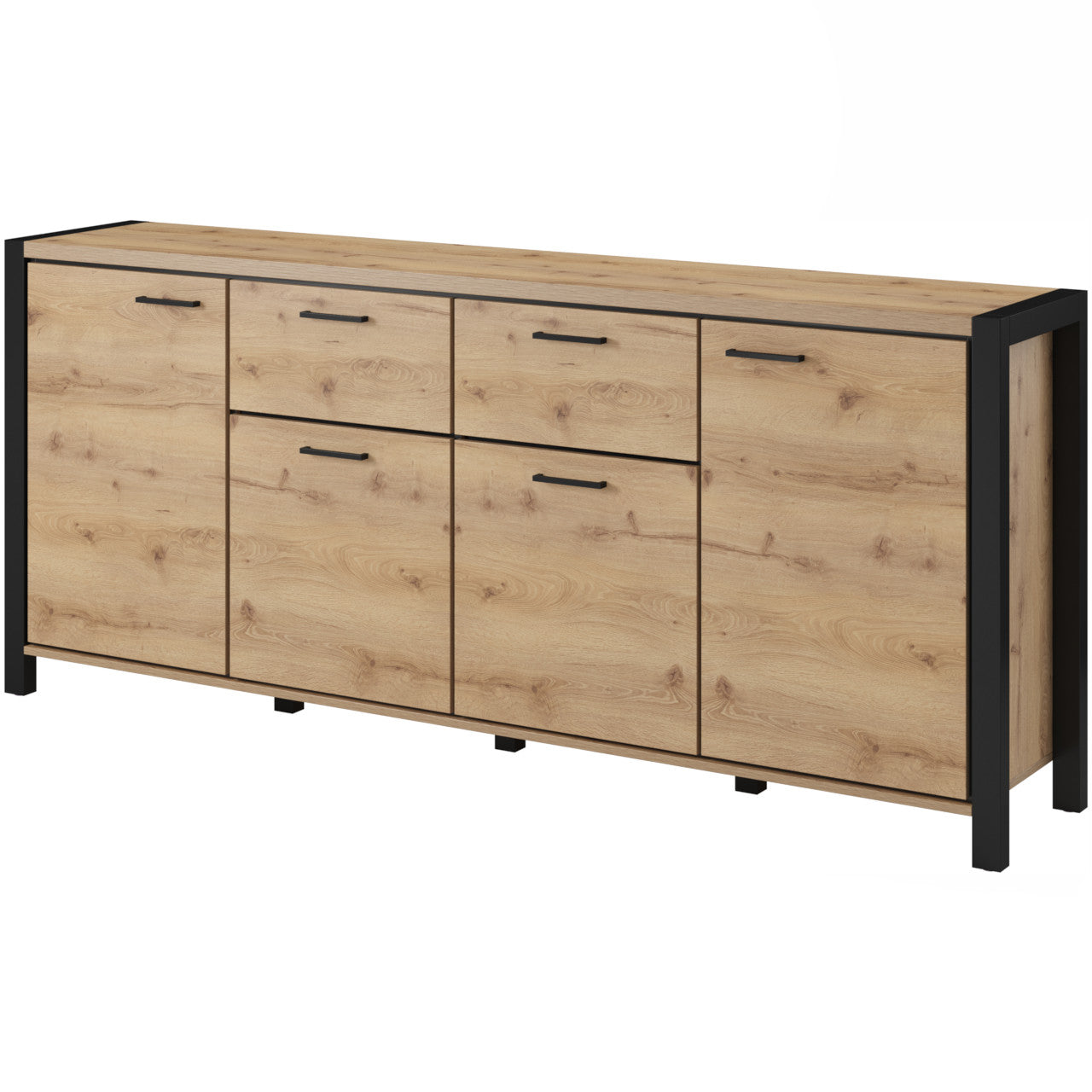 Chest of drawers AKTIV AK25 taurus oak / black