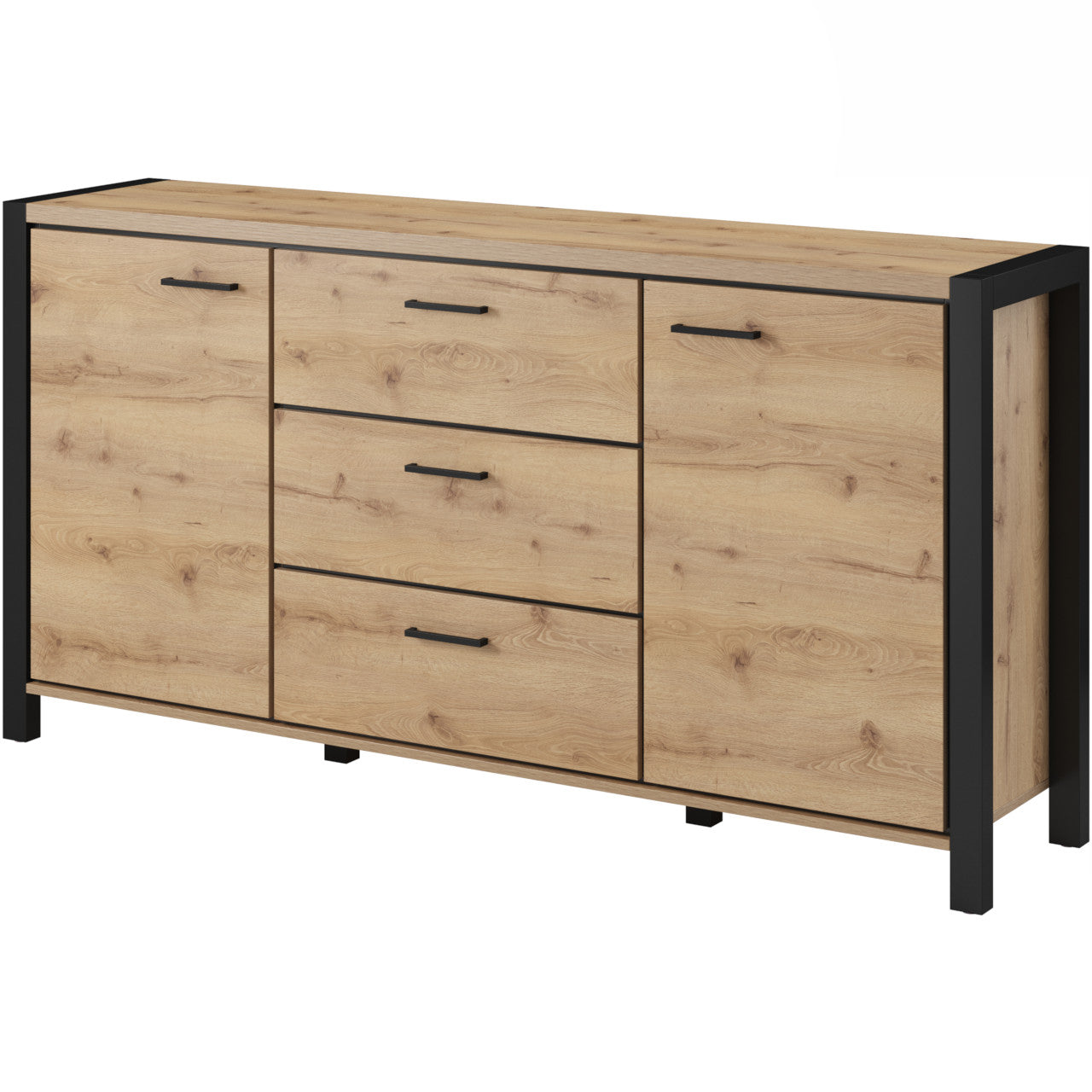 Chest of drawers AKTIV AK26 taurus oak / black