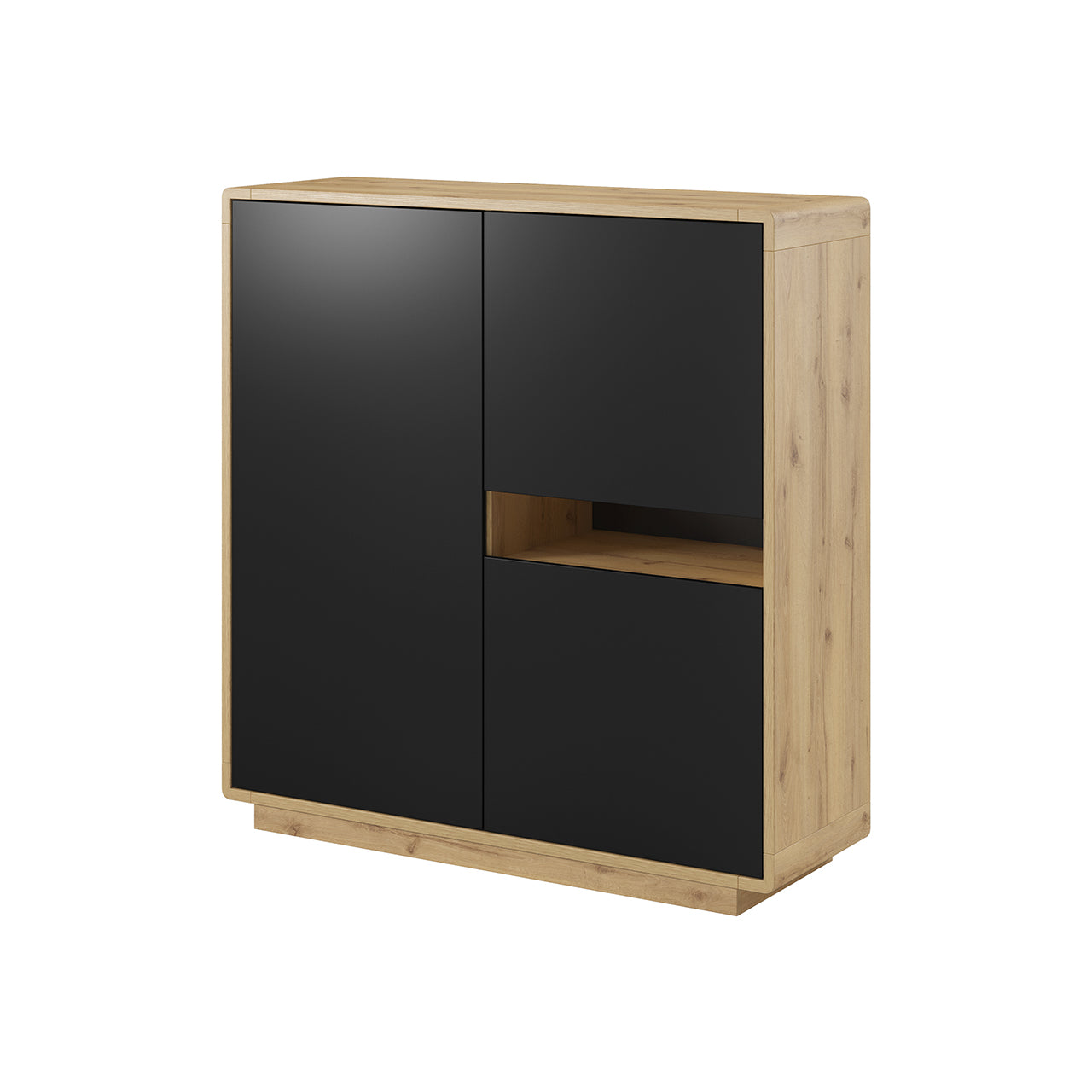 Chest of drawers ASTON AO42 taurus / black