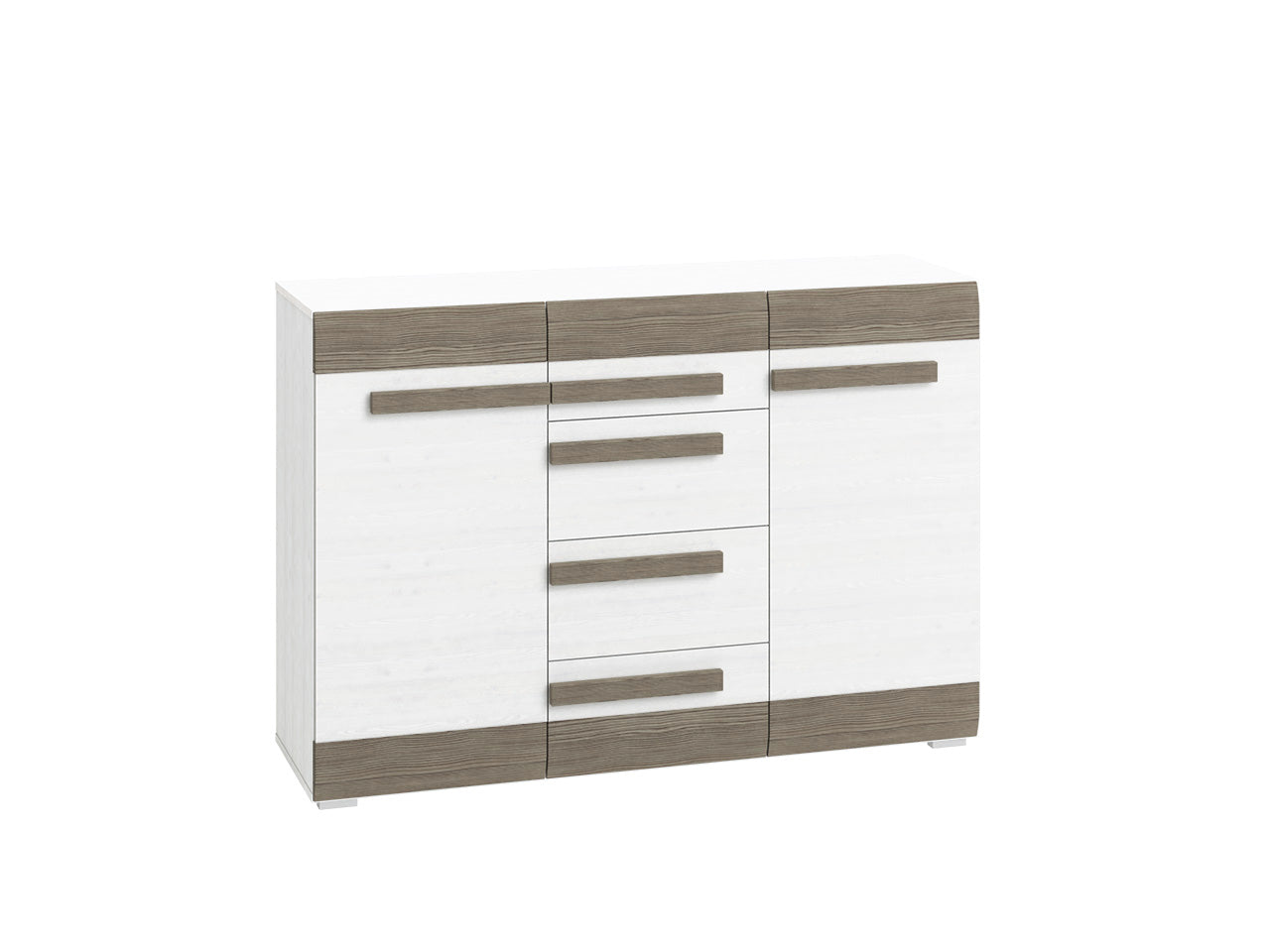 Chest of Drawers BLINCO BL07 138 snow pine / new grey