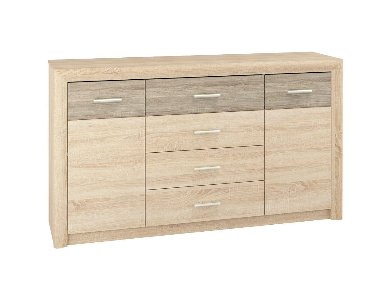 Chest of Drawers CASTELLO CO08 165 light sonoma / truffle sonoma