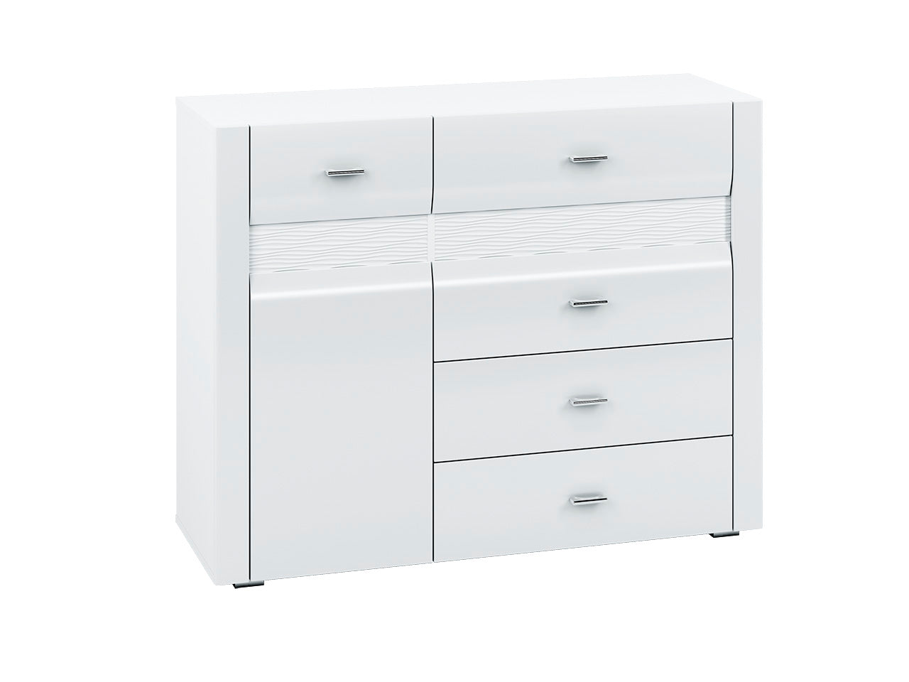 Chest of Drawers ERKO ER07 119 white gloss