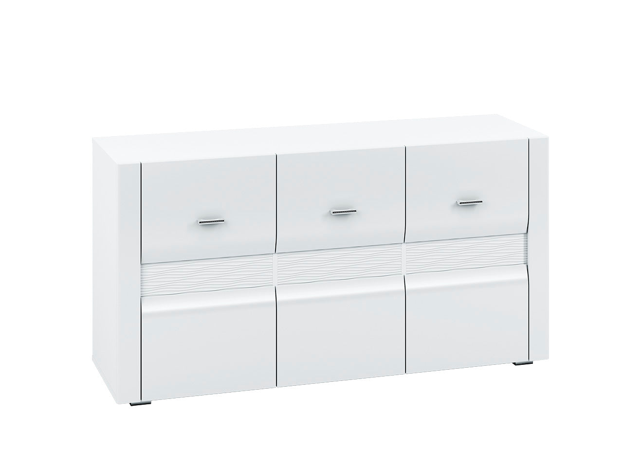 Chest of Drawers ERKO ER09 138 white gloss