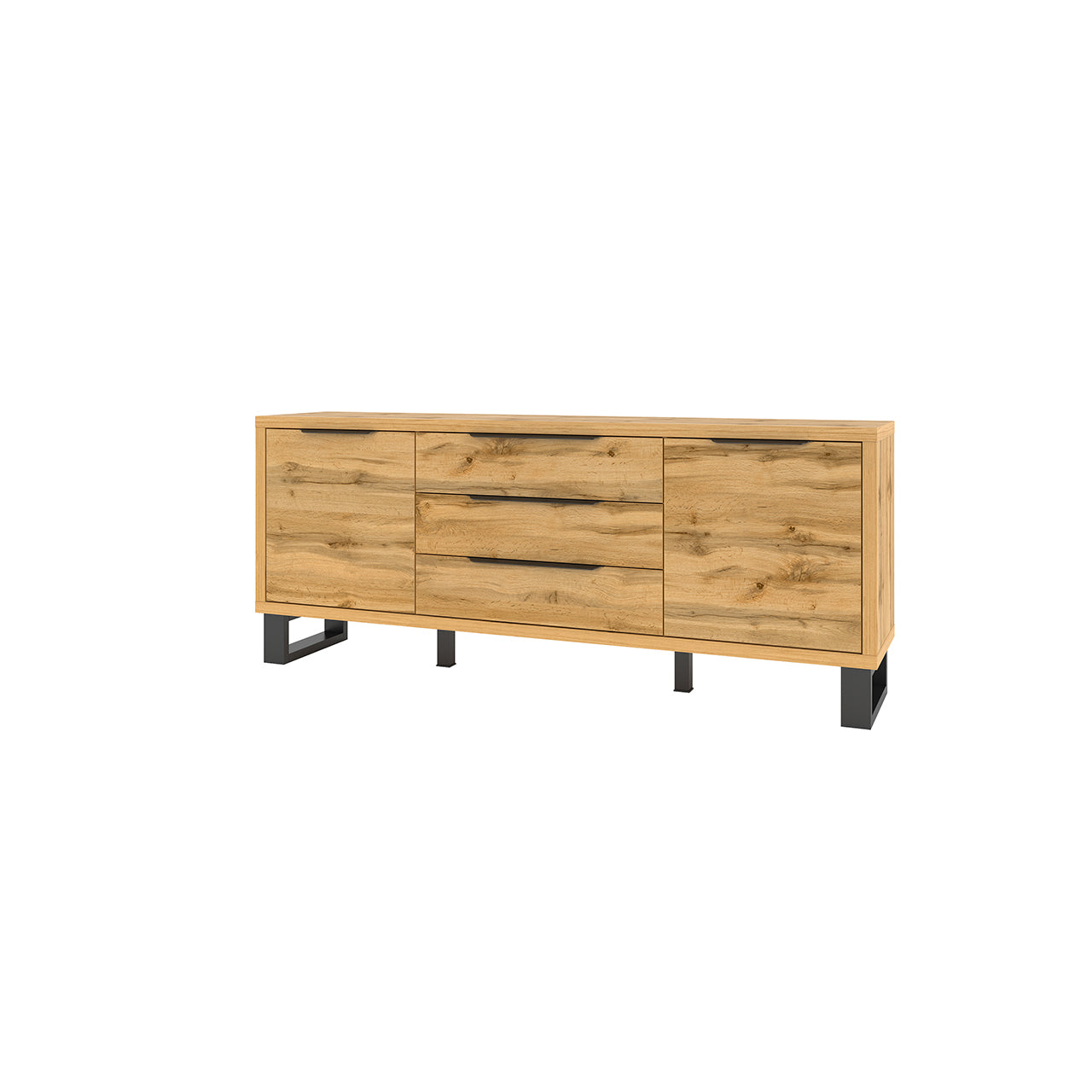 Chest of drawers HALLE HL25 wotan oak