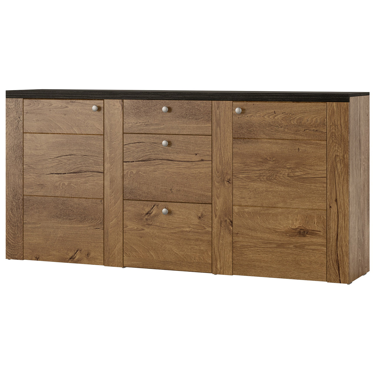 Chest of drawers LARONA LO25 lefkas oak / touchwood