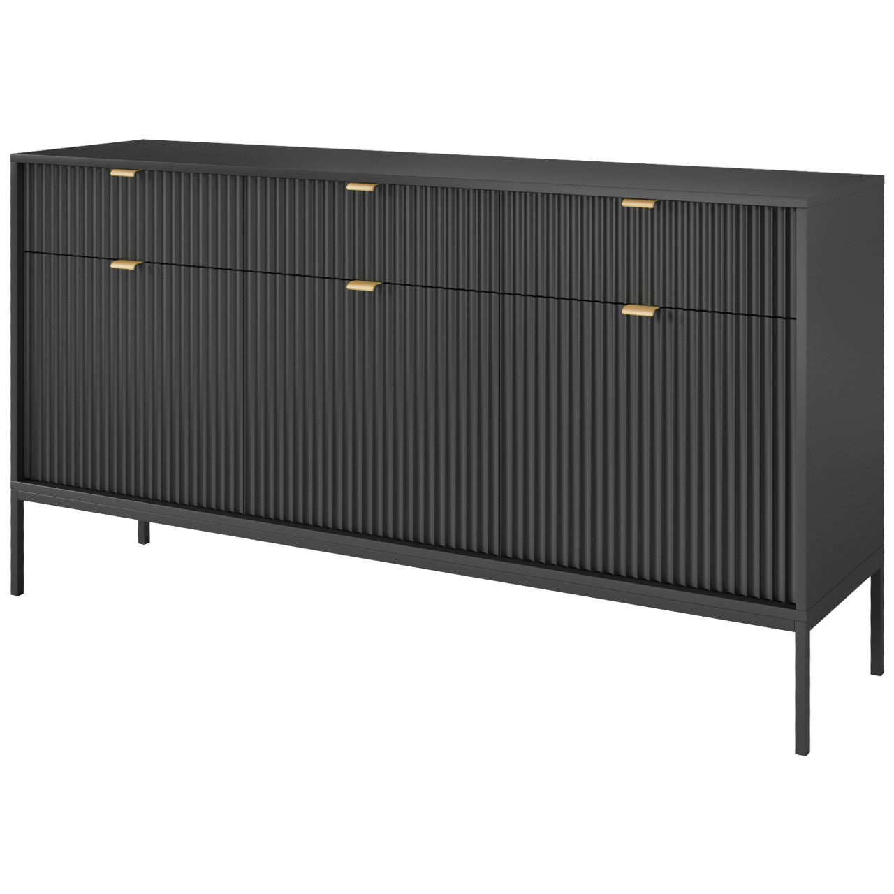 Chest of drawers NOVA 02 black