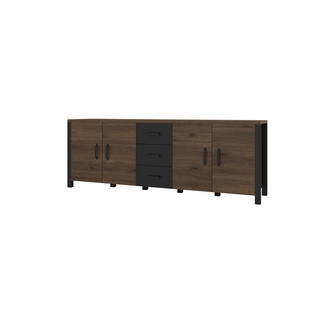 Chest of drawers OLIN OI25 okapi walnut / black