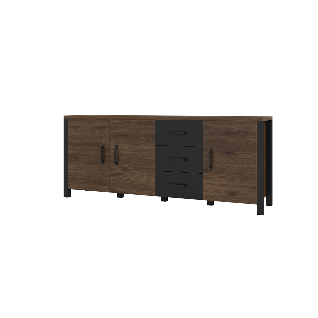 Chest of drawers OLIN OI47 okapi walnut / black