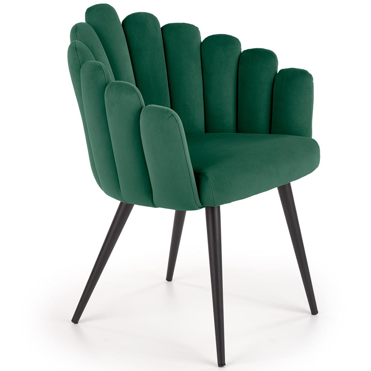 Chair K410 dark green velvet