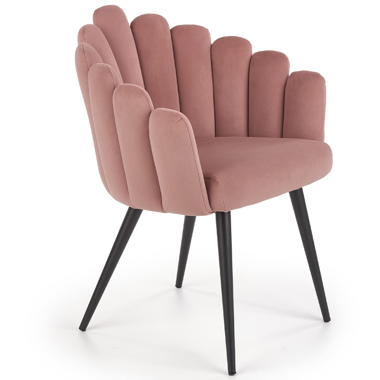 Chair K410 pink velvet