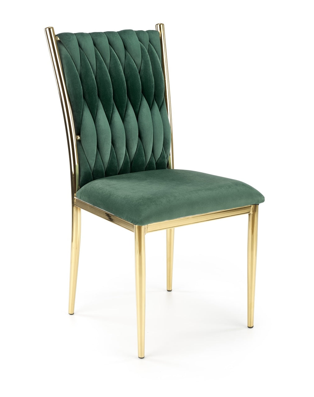 Chair K436 dark green / golden