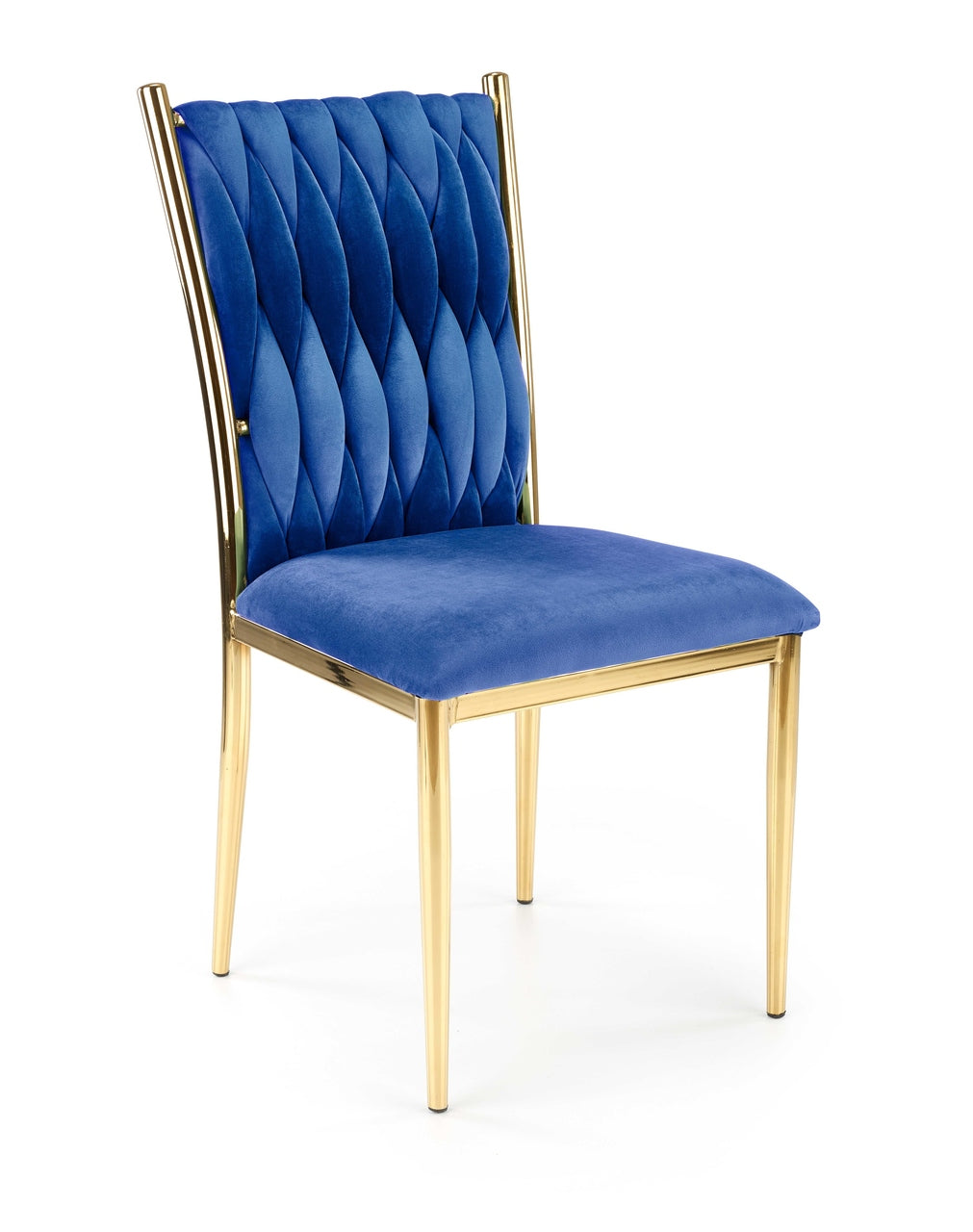 Chair K436 dark blue / golden