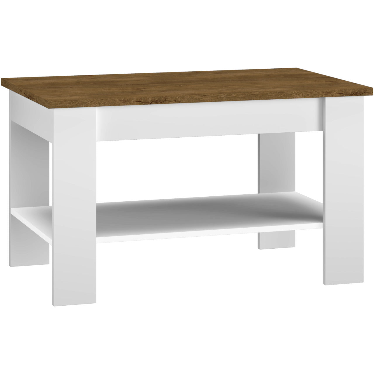 Coffee Table HANNAH HN10 white / lefkas oak