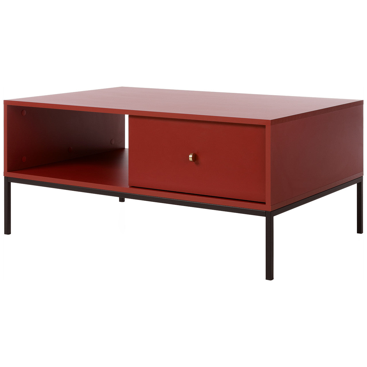 Coffee table MONO 02 dark red