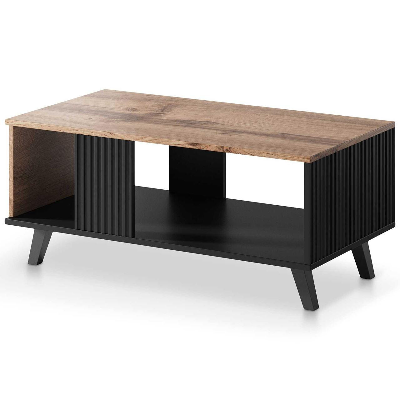 Coffee table RANDOM LAW1 oak wotan / black