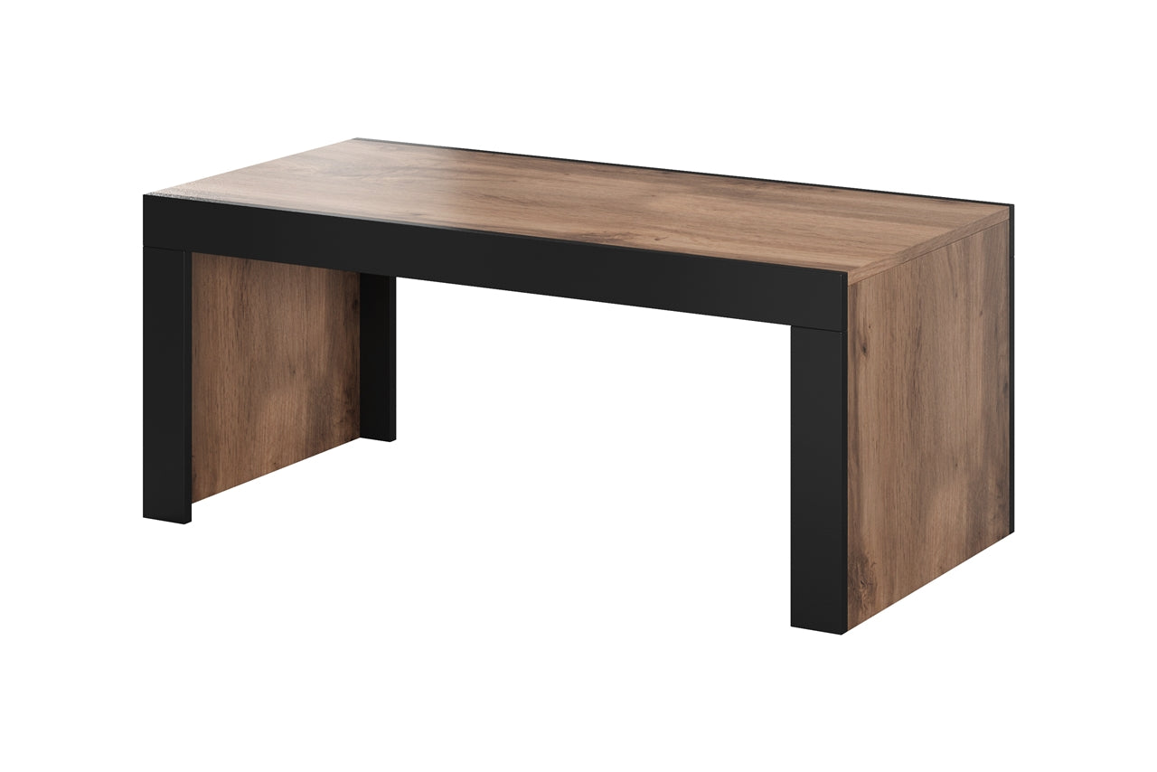 Coffee table MILA oak wotan / black