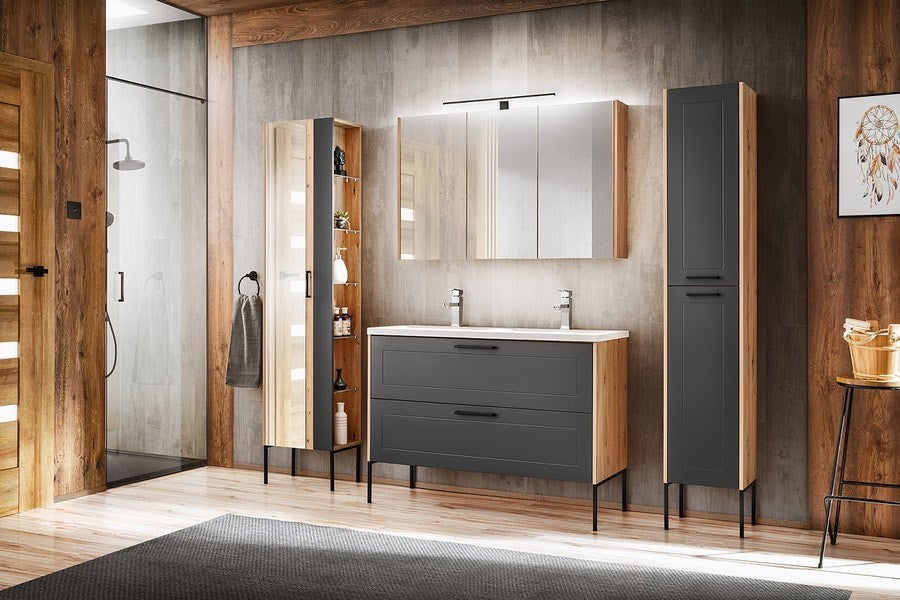 Bathroom CRES 1 artisan oak / graphite