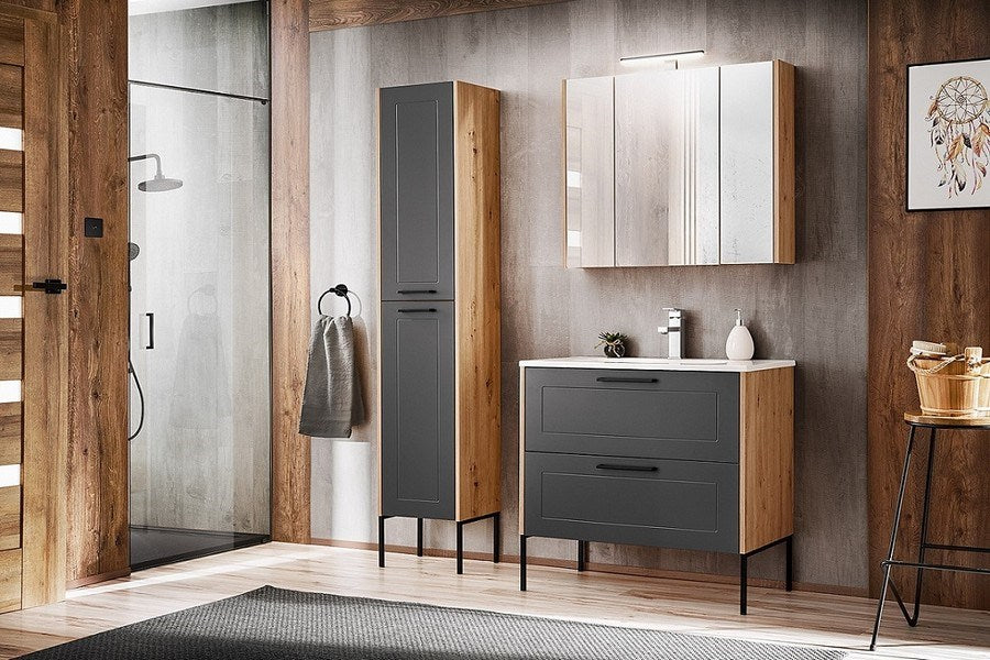 Bathroom CRES 2 artisan oak / graphite