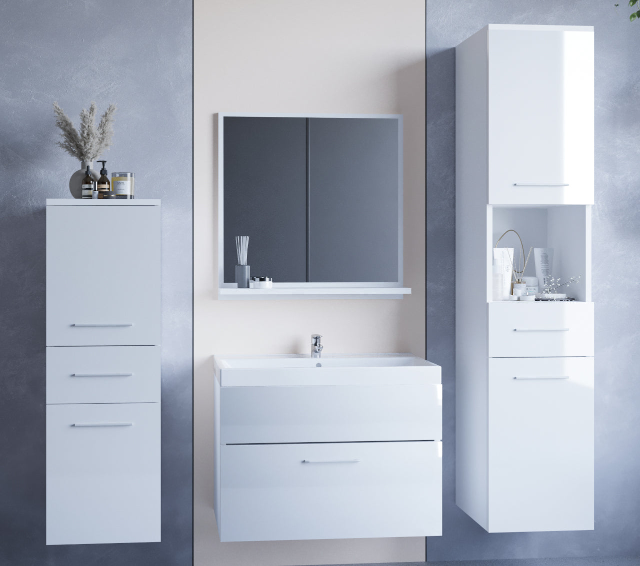 Bathroom LUPO white gloss