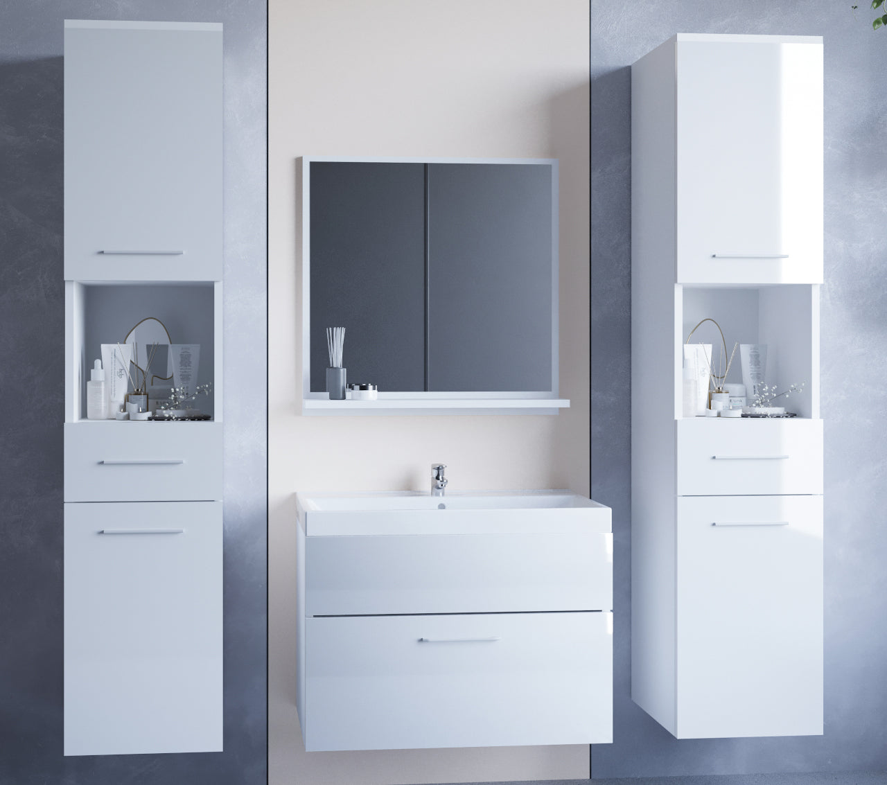 Bathroom LUPO MAX white gloss