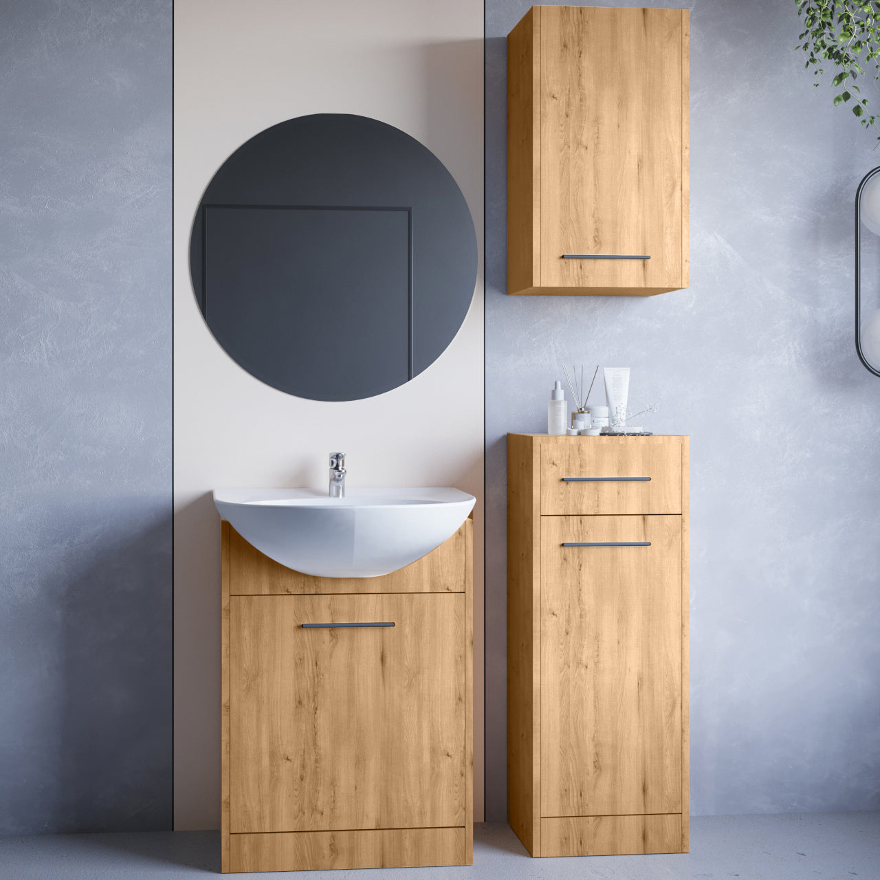 Bathroom NEPPA artisan oak