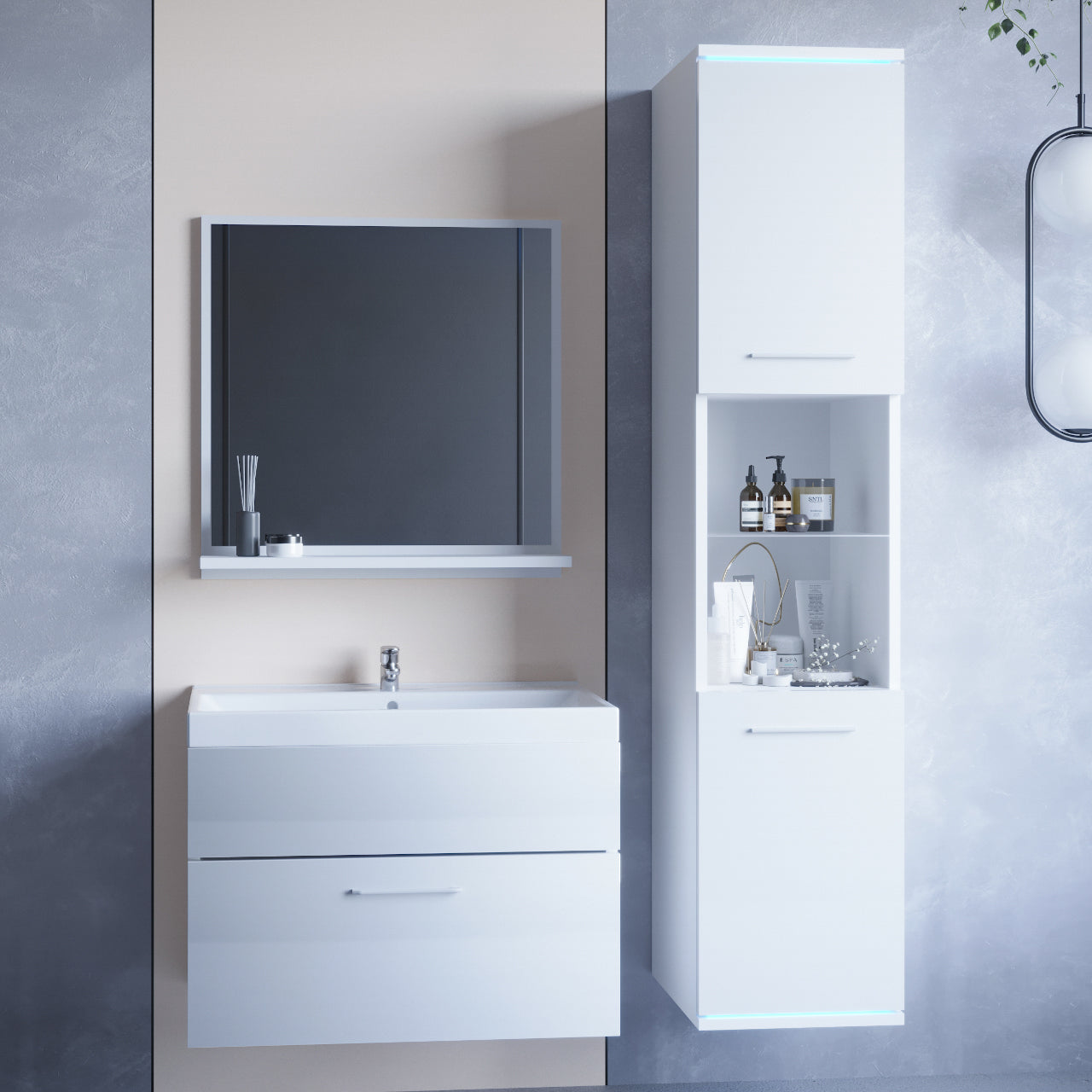 Bathroom SOLO white gloss