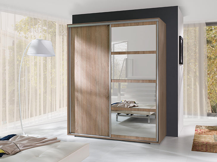 Sliding Wardrobe LEO 180 Sonoma