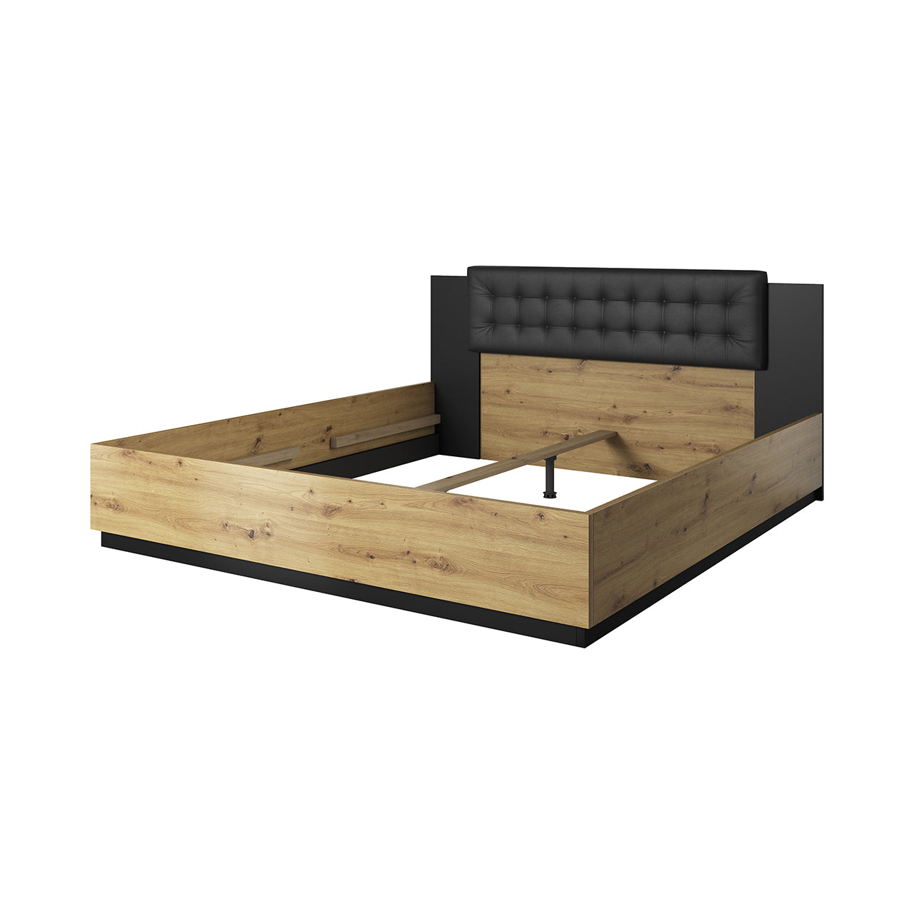 Bed 160x200 SIGMA SG31 artisan oak / black