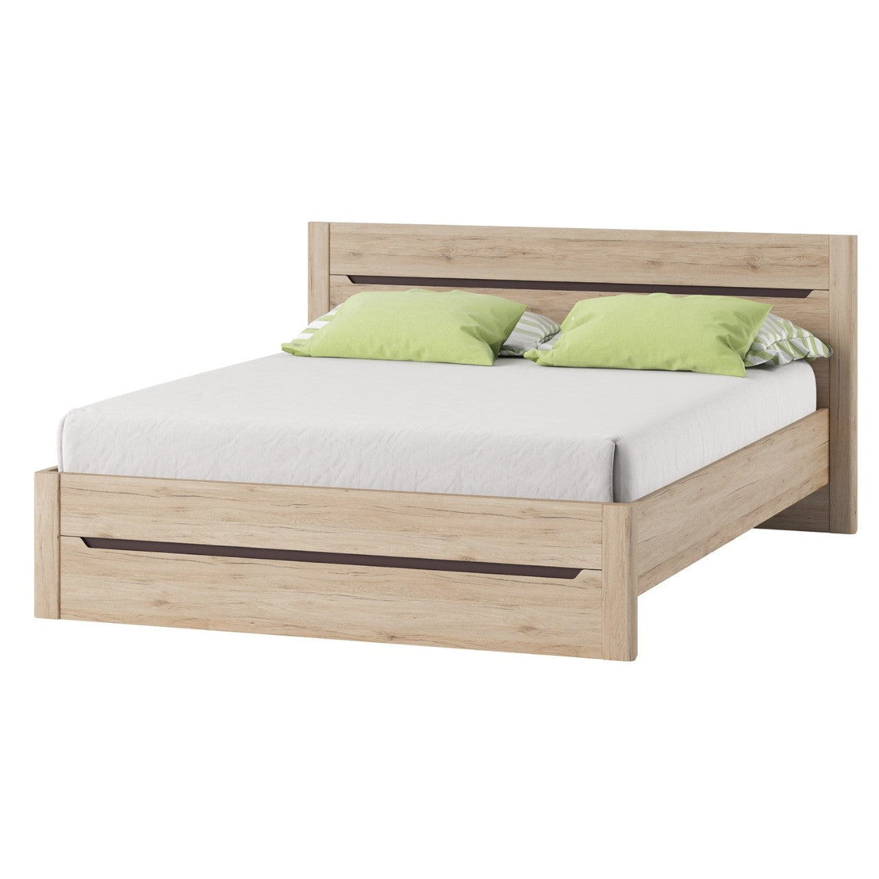 Bed 160x200 DESJO DS18 san remo oak