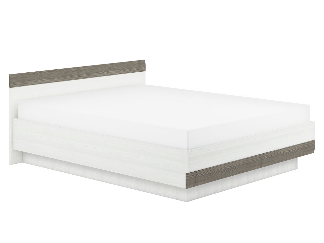 Bed 160x200 BLINCO BL32 snow pine / new grey