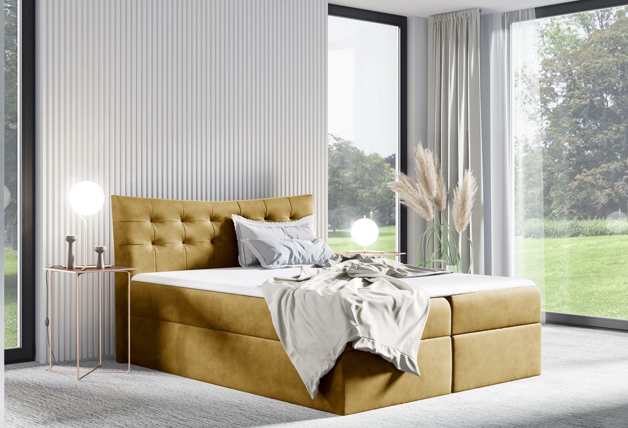 Continental bed 120x200 ANEMONE kronos 01