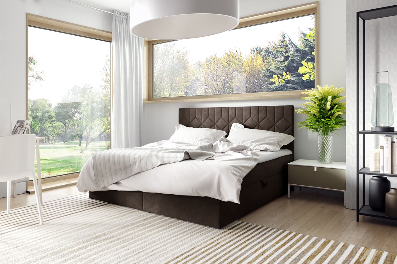 Continental bed 180x200 FIORE fresh 04